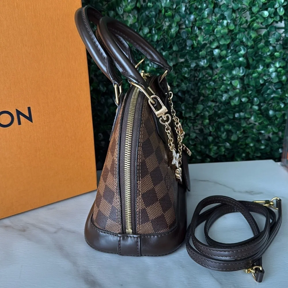 Louis Vuitton Damier Ebene Alma BB Authentic
